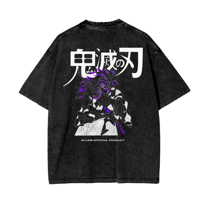 Kokushibo Streetwear Shirt Washed - AY-Line Anime