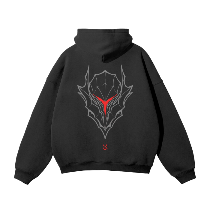 Berserker Armor Streetwear Hoodie Black - AY-Line Anime