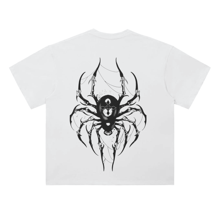 Chrollo Spider Streetwear Shirt White Heavy Weight - AY-Line Anime