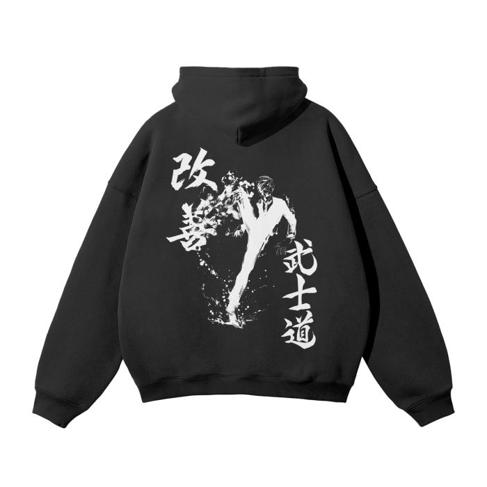 Sanji Graffiti Streetwear Hoodie Black - AY-Line Anime