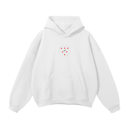 Eye of the Moon Streetwear Hoodie White - AY-Line Anime