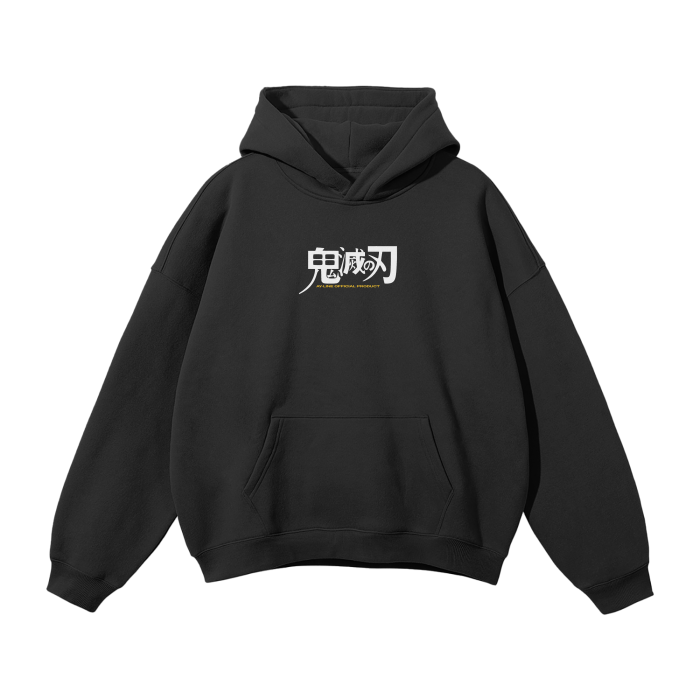 Zenitsu Graffiti Streetwear Hoodie Black - AY-Line Anime