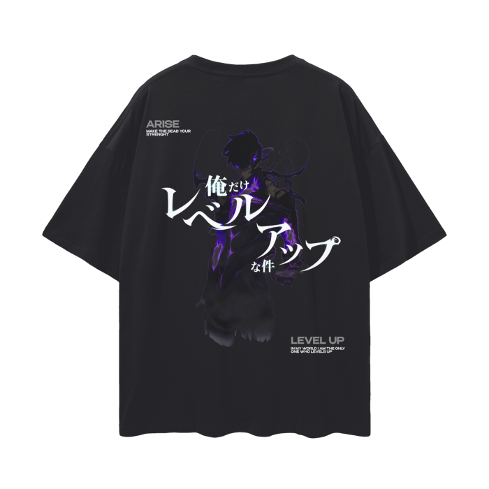 Sung Jin-woo Streetwear Shirt Black - AY-Line Anime