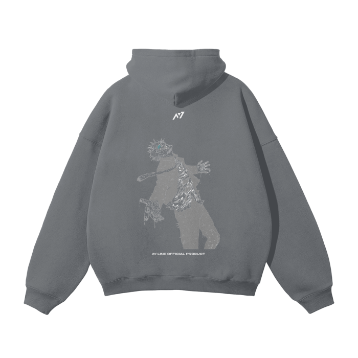 RCT Resurrection Streetwear Hoodie Black and Grey - AY-Line Anime