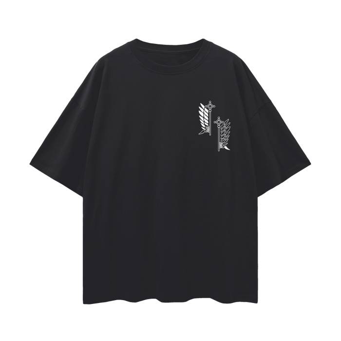 Survey Corps Streetwear Shirt Black - AY-Line Anime