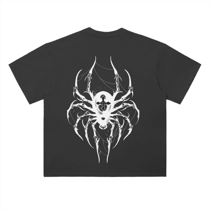 Chrollo Spider Streetwear Shirt Black Heavy Weight - AY-Line Anime