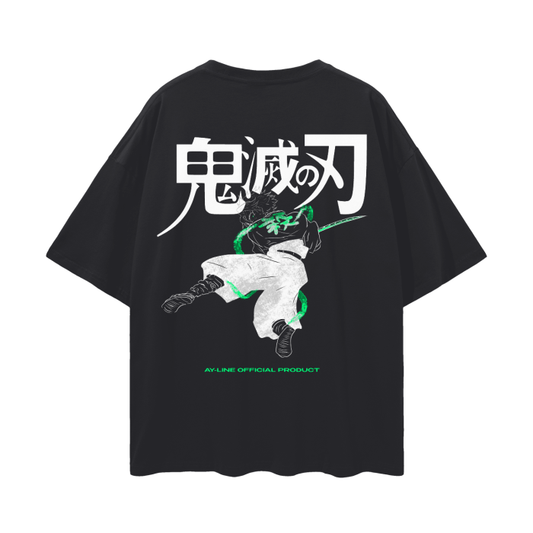 Sanemi Shinazugawa Streetwear Shirt Black - AY-Line Anime