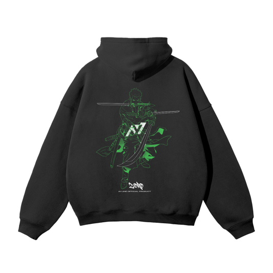 Zoro Neon Streetwear Hoodie - AY-Line Anime