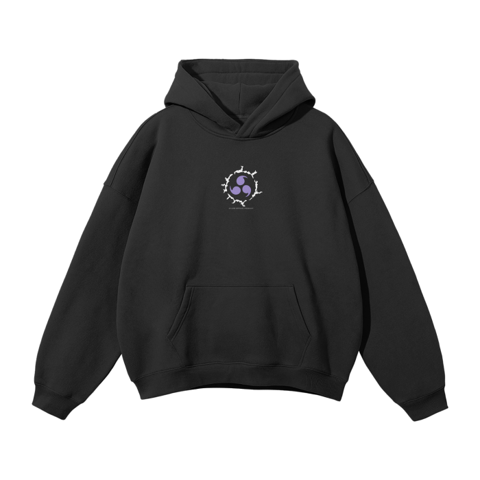 Sasuke Uchiha Streetwear Hoodie Black - AY-Line Anime