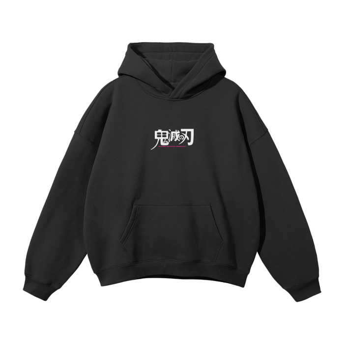 Nezuko Streetwear Hoodie Black - AY-Line Anime