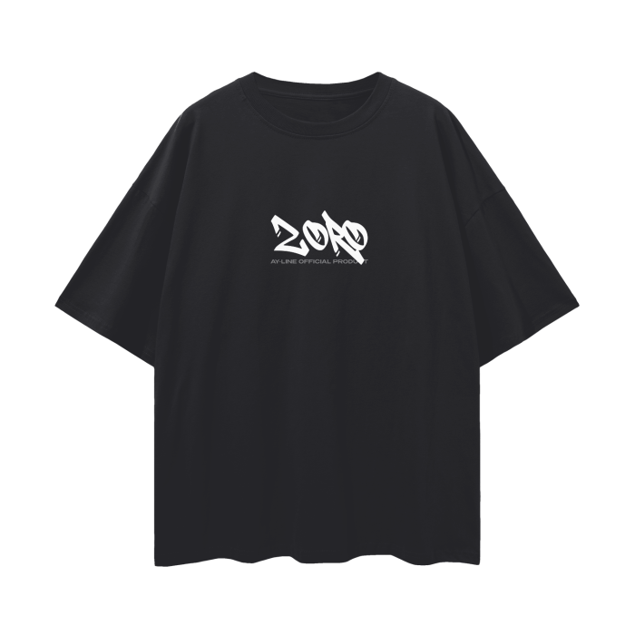 Zoro Graffiti Streetwear Shirt Black - AY-Line Anime