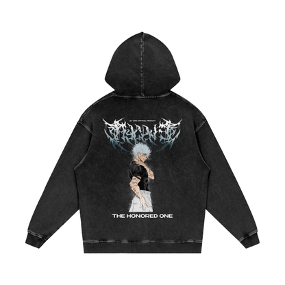 The Honored One Metal Streetwear Hoodie Washed - AY-Line Anime