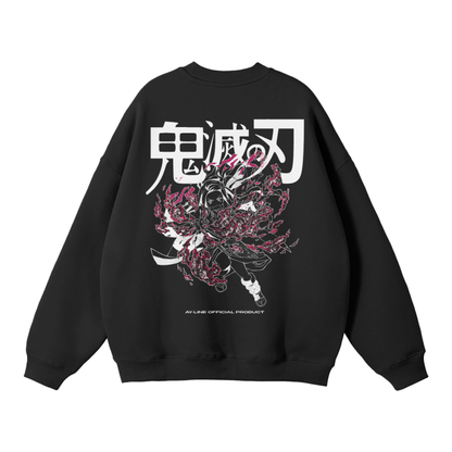 Nezuko Streetwear Sweatshirt Black - AY-Line Anime