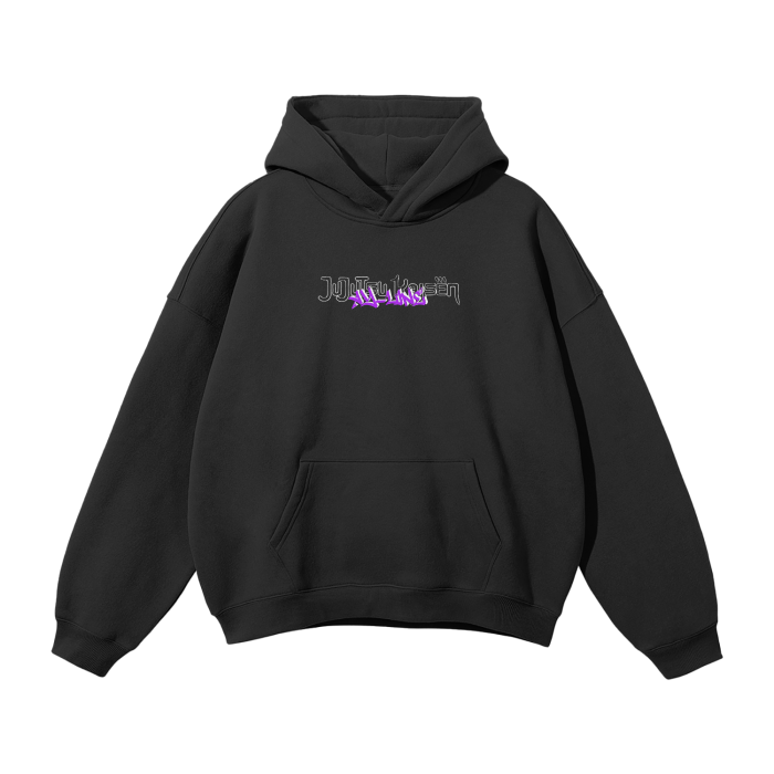 Sorcerer Killer Neon Streetwear Hoodie Black - AY-Line Anime