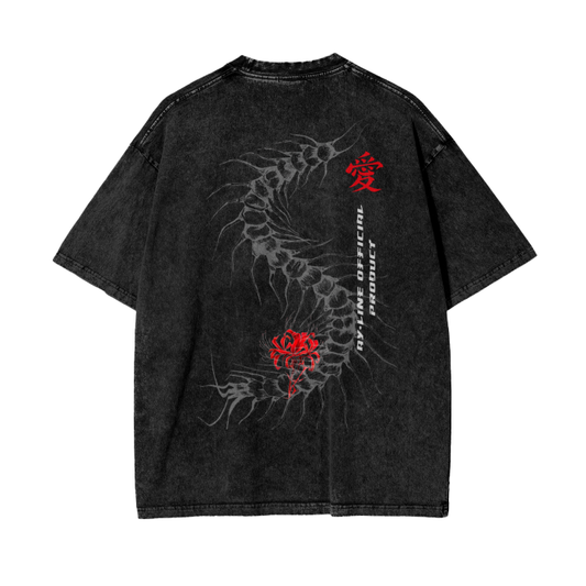 Tokyo Ghoul Centipede Streetwear Shirt Black Washed - AY-Line Anime