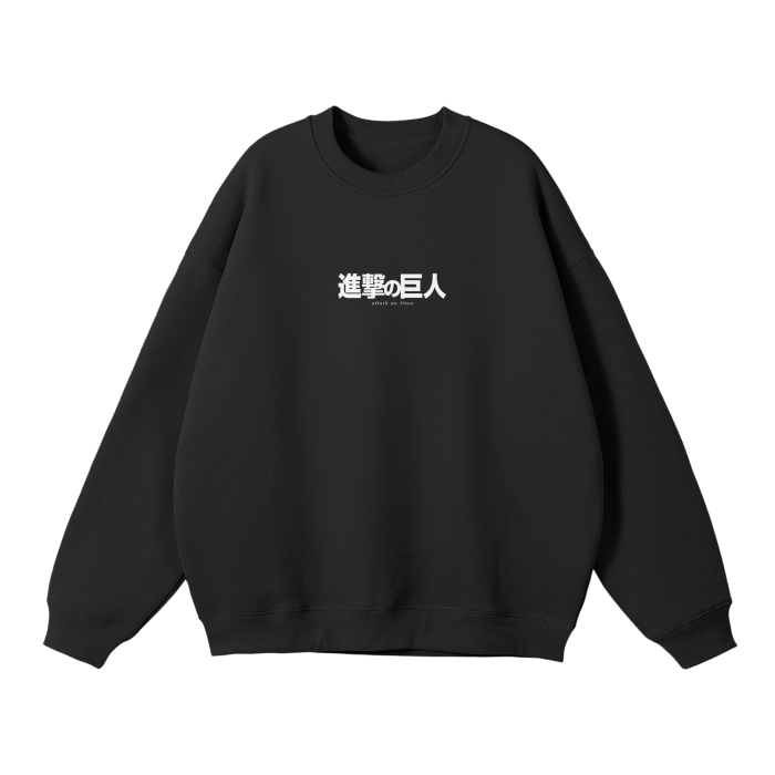 Eren Fallen Angel Streetwear Sweatshirt Grey - AY-Line Anime