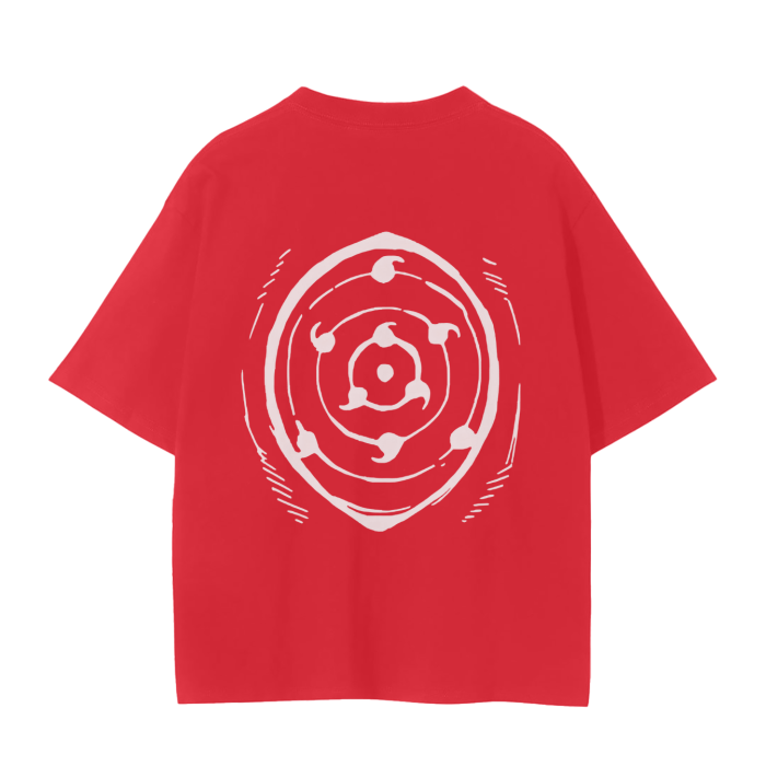 Madara Eyes Streetwear Shirt Red - AY-Line Anime