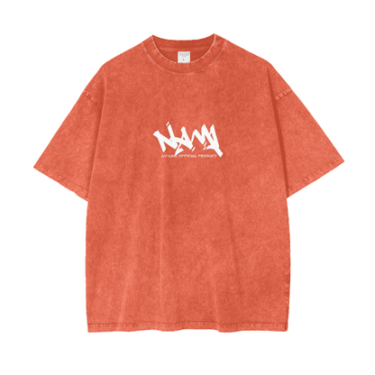 Nami Streetwear Shirt Orange Washed - AY-Line Anime