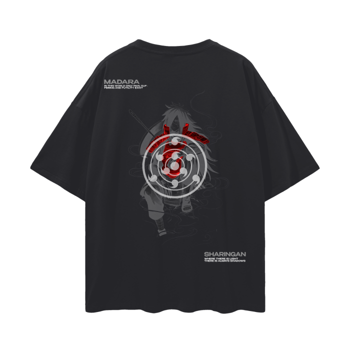 Madara Streetwear Shirt Black - AY-Line Anime