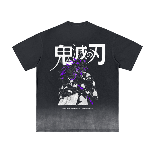 Kokushibo Streetwear Shirt Black Washed - AY-Line Anime