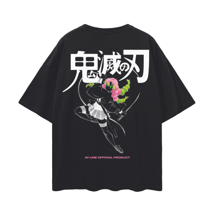 Mitsuri Streetwear Shirt Black - AY-Line Anime