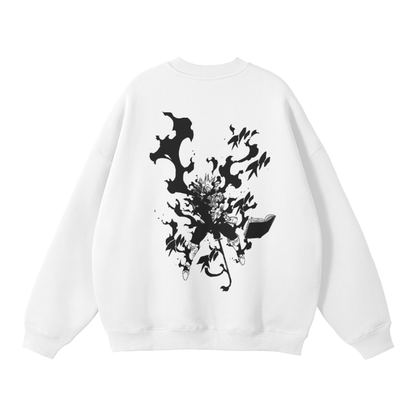 Asta Graffiti Streetwear Sweatshirt White - AY-Line Anime