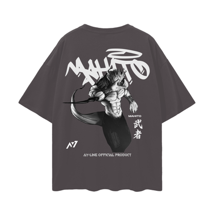 Mahito Graffiti Streetwear Shirt Grey - AY-Line Anime