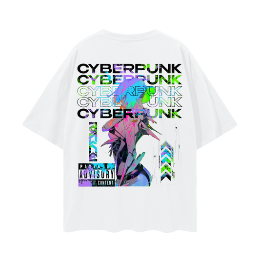 Lucy Cyberpunk Streetwear Shirt White - AY-Line Anime