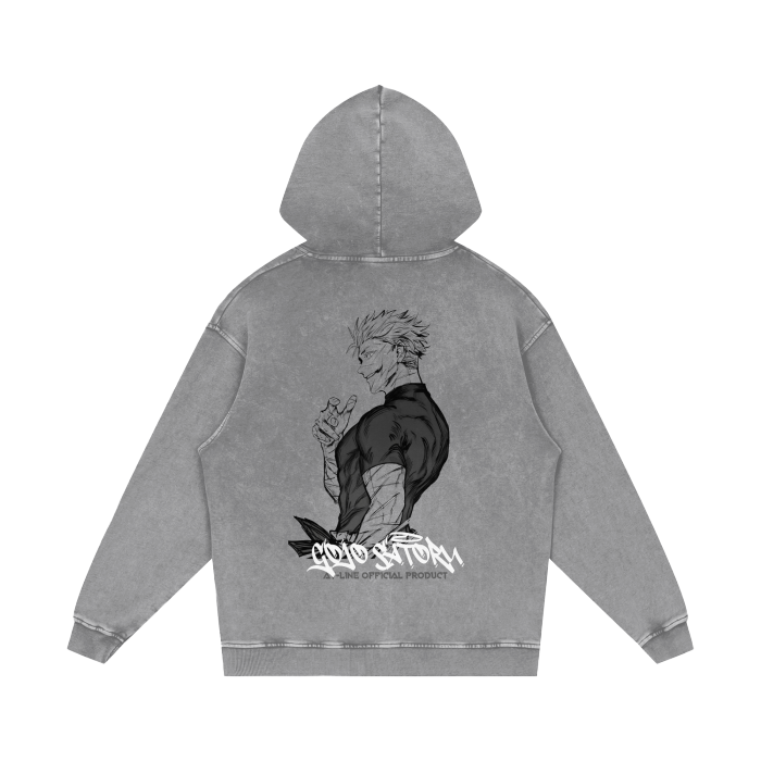 The Honored One Streetwear Washed Hoodie - AY-Line Anime