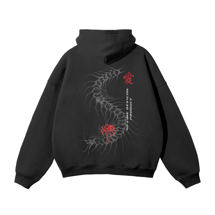 Tokyo Ghoul Centipede Streetwear Hoodie Black - AY-Line Anime