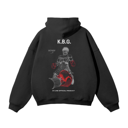 Hajime no Ippo Boxer Streetwear Hoodie Black - AY-Line Anime