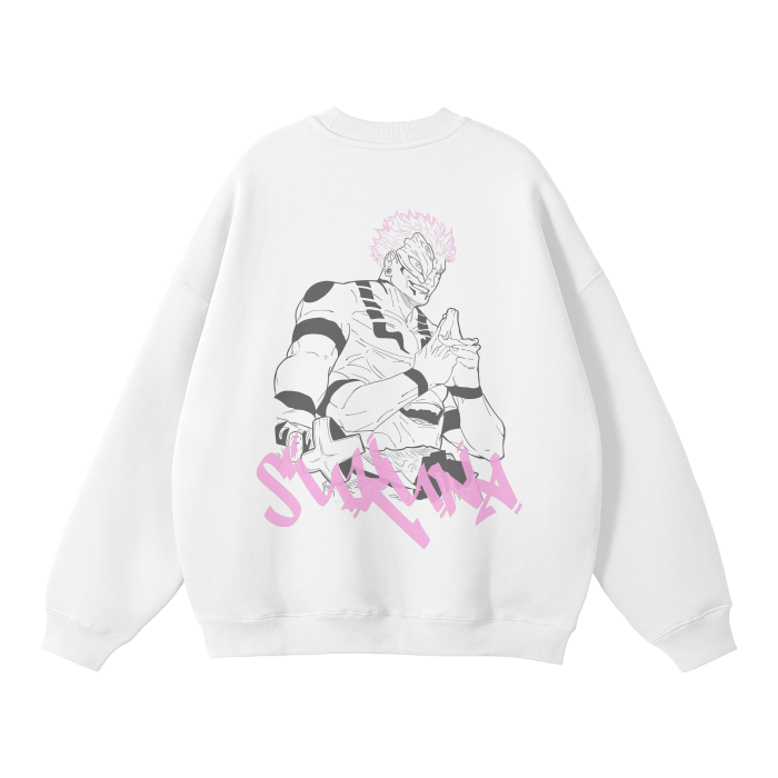 The Disgraced One Streetwear Sweatshirt White - AY-Line Anime