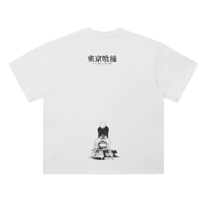 Kaneki Streetwear Shirt White Heavy Weight - AY-Line Anime