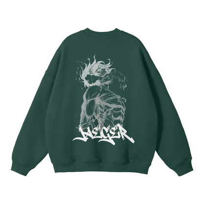 Eren Streetwear Green Sweatshirt - AY-Line Anime