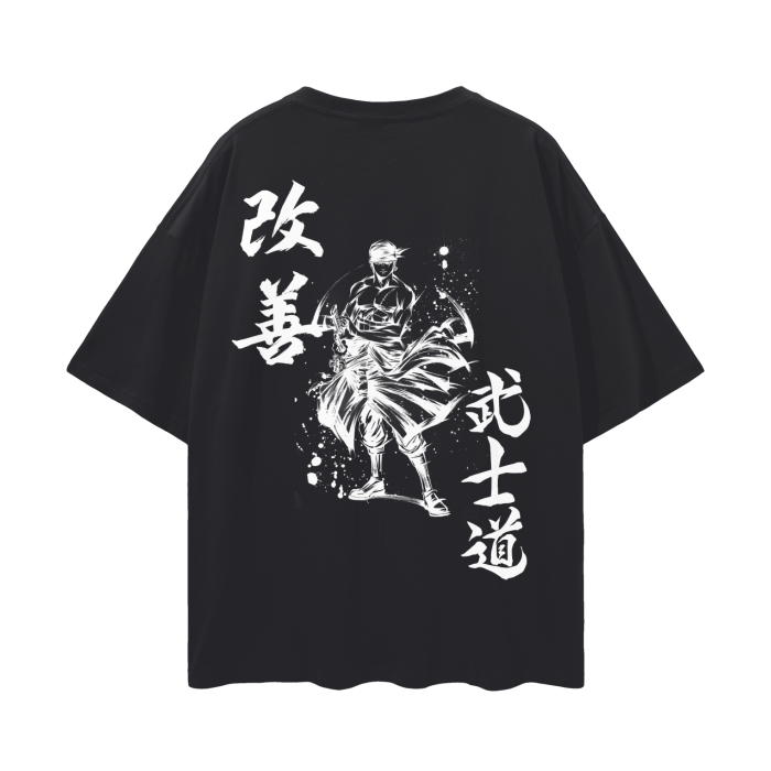 Zoro Graffiti Streetwear Shirt Black - AY-Line Anime