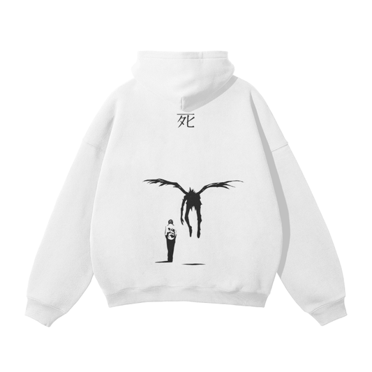 Light Yagami Streetwear Hoodie White - AY-Line Anime