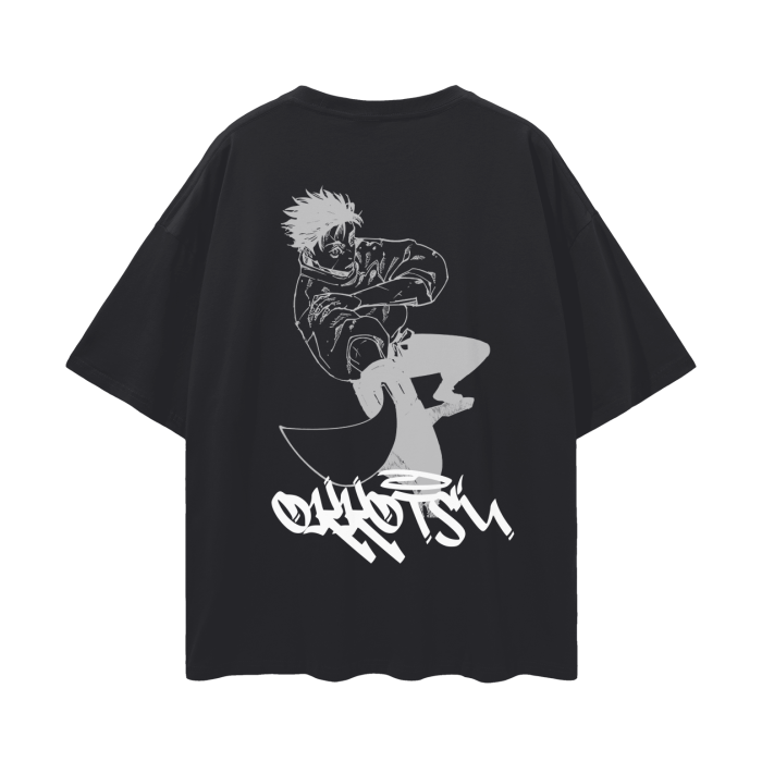 Yuta Graffiti Streetwear Shirt Black - AY-Line Anime