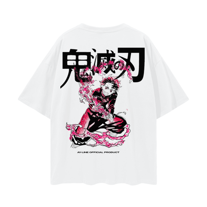 Tanjiro Streetwear Shirt White - AY-Line Anime