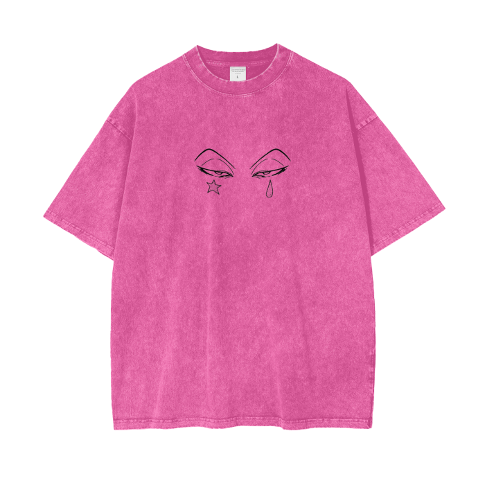 Hisoka Streetwear Shirt Pink Washed - AY-Line Anime