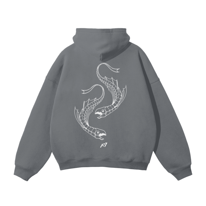 Chrollo Fish Streetwear Hoodie Gray - AY-Line Anime