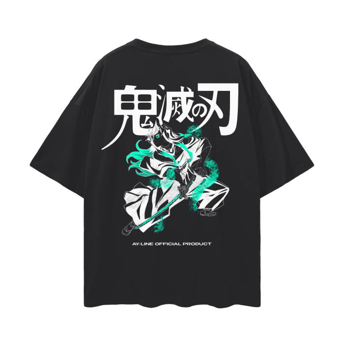 Muichiro Streetwear Shirt Black - AY-Line Anime