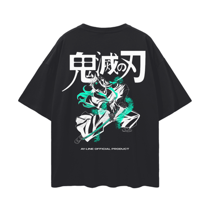 Muichiro Streetwear Shirt Black - AY-Line Anime