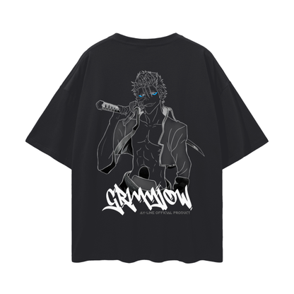 Grimmjow Graffiti Streetwear Shirt Black - AY-Line Anime