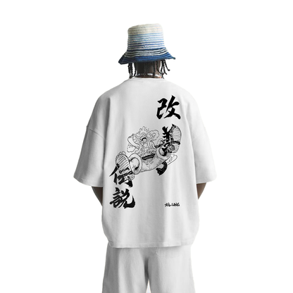 Luffy Gear 5 Streetwear Shirt White - AY-Line Anime