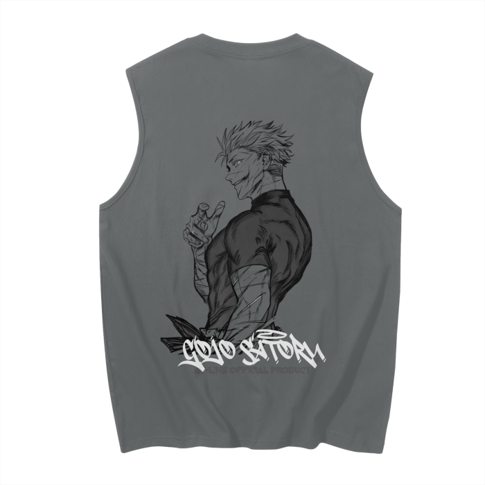 The Honored One Streetwear Tank Top Grey - AY-Line Anime