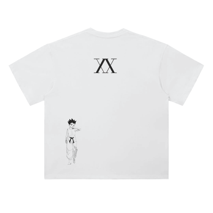 Gon Streetwear Shirt White Heavy Weight - AY-Line Anime