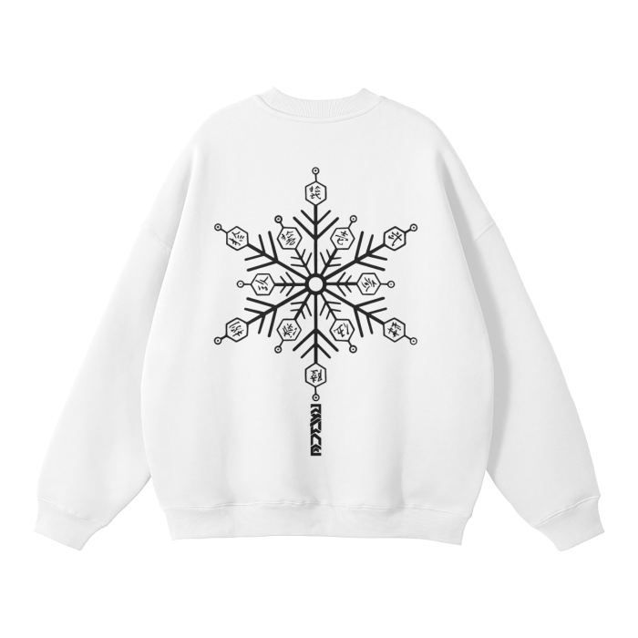 Akaza Streetwear Sweatshirt White - AY-Line Anime