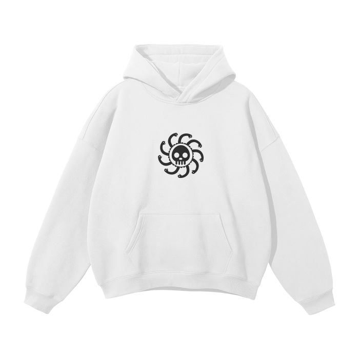 Boa Hancock Y2K Streetwear Hoodie White - AY-Line Anime