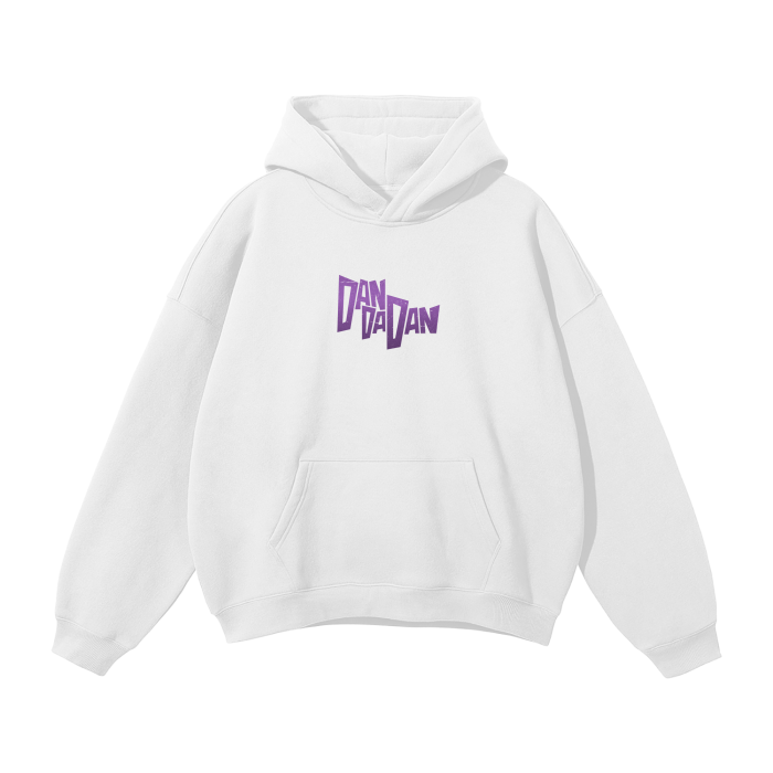 Violet Vortex Streetwear Hoodie White - AY-Line Anime