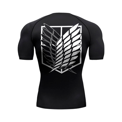 Attack on Titan Compression Shirt Black - AY-Line Anime